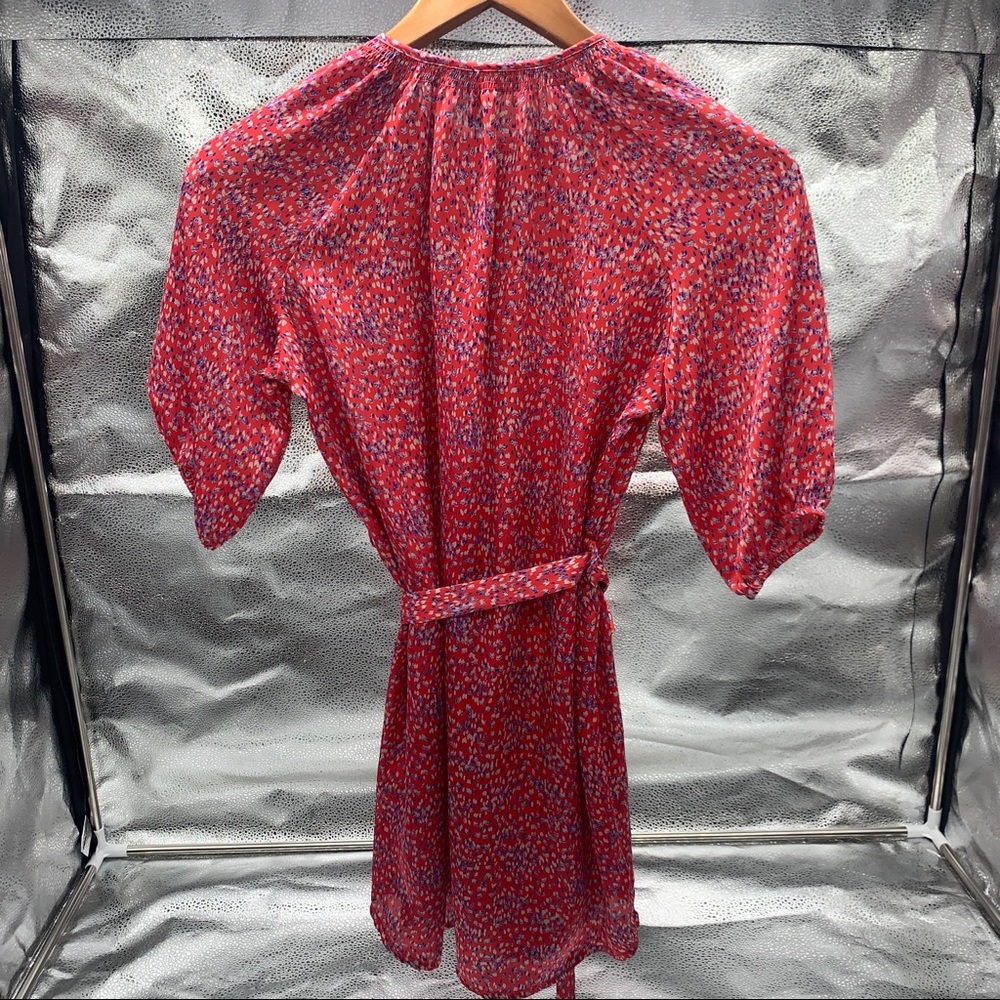 Aqua Red patterned blouse - Picture 2 of 2